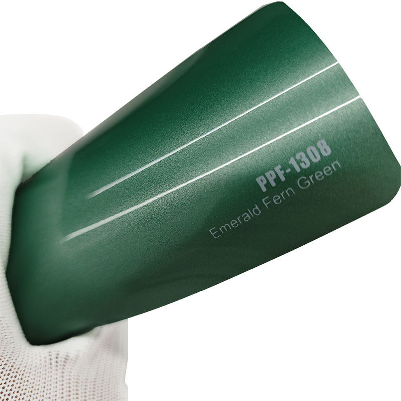 نرم افزاری PPF-1308 Emerald Fern رنگ سبز رنگ حفاظت از رنگ 1.52x16m