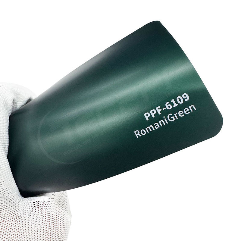 PPF-6109 رومی رنگ سبز رنگ رنگ حفاظت از فیلم حرفه ای