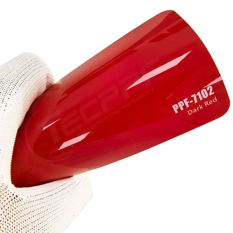 PPF-7102 رنگ قرمز تیره فیلم حفاظت از رنگ برای خراش ماشین