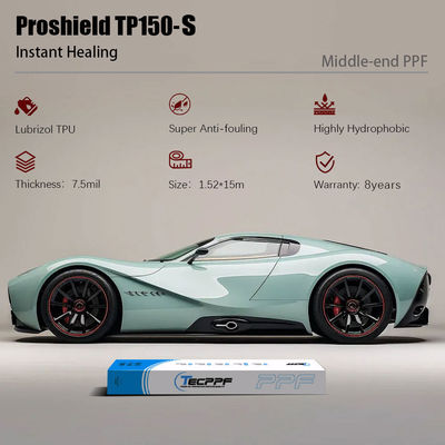 TP150-S فيلم محافظ رنگ درخشان درمان فوري 7.5 میلی لیتر PPF براهای شفاف برای ماشین